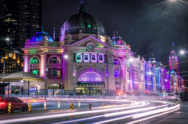 Flinders Street station Melbourne Australia