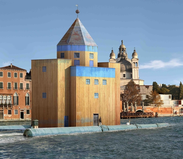 Floating theater in Venice by Aldo Rossi  