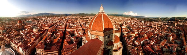 Florence from Giottos Bell Tower 