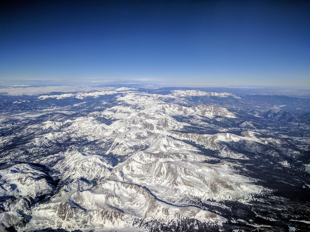 Flying into Vail Colorado -  x