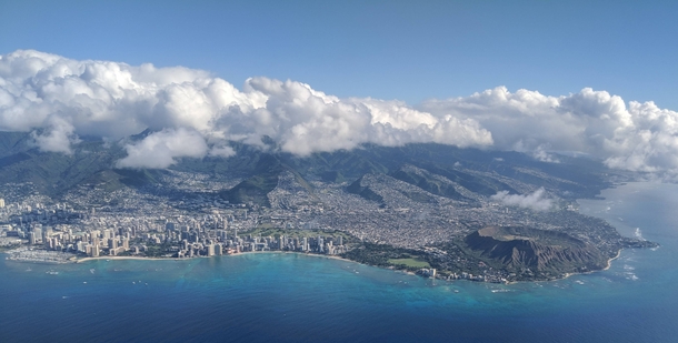 Flying out of Honolulu