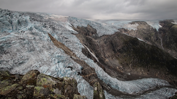 Folgefonna Glacier in Norway - its actually growing 