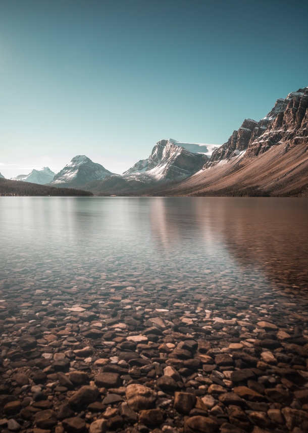 Following the portrait trend at Bow Lake Alberta 
