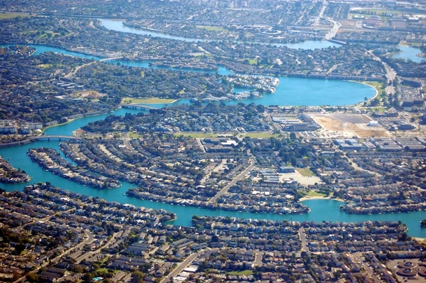 Foster City California was built in the s by filling part of San Francisco Bay