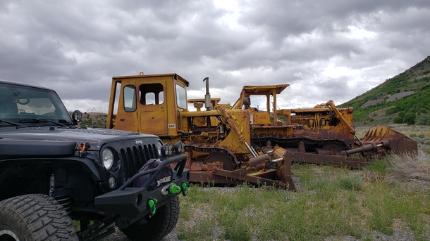 Found some old heavy equipment today while out and about