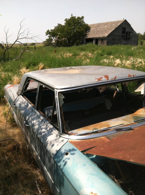 Found this abandoned car in Norton KS 