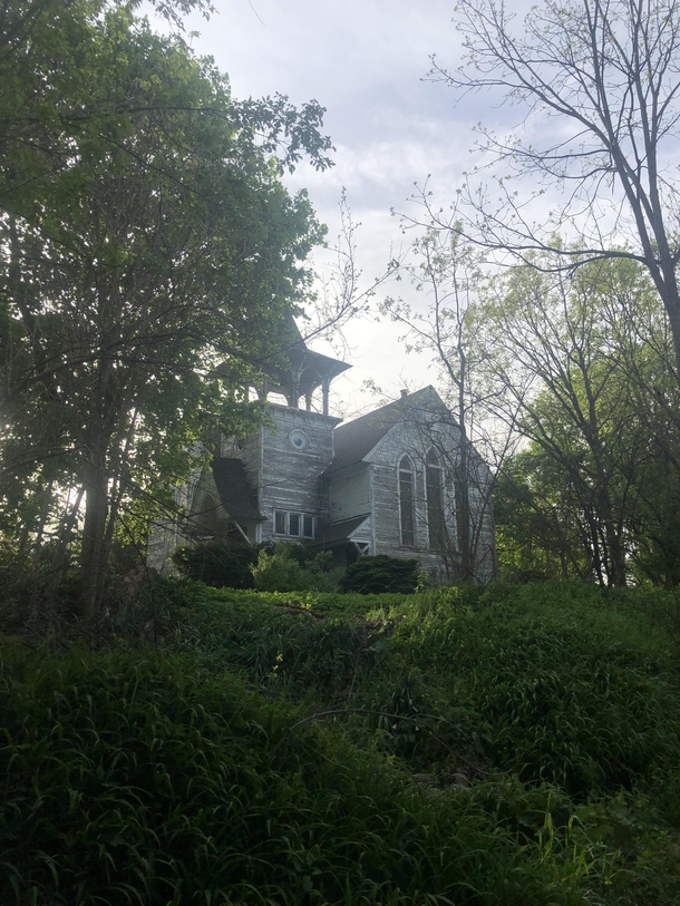 Found this abandoned church while walking a trail today