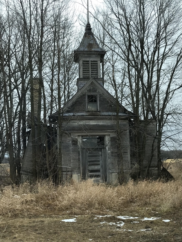 Found this driving around in Wisconsin the other day and checked it out Not sure what it used to be