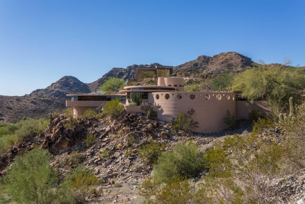 Frank Lloyd Wrights last house - the Norman Lykes House near Phoenix AZ 