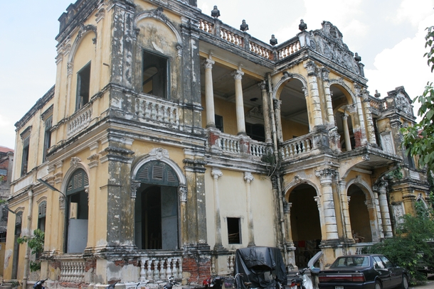 French colonial mansion in Phnom Penh Cambodia Built in in  Photo by Timothy Hallinan  Since been razed 