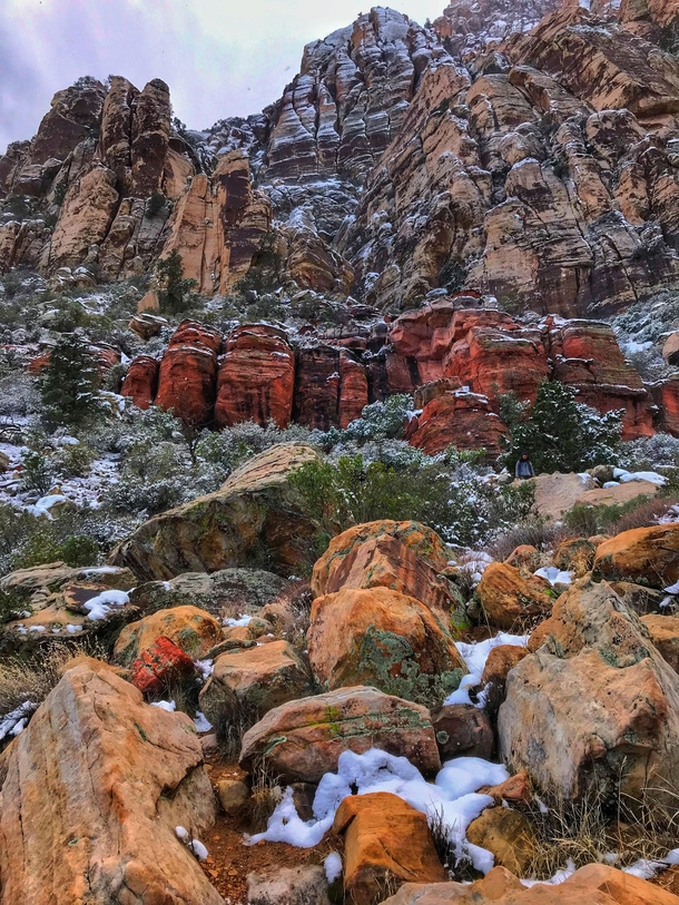 From the Snowy Days in Red Rock Las Vegas NV 