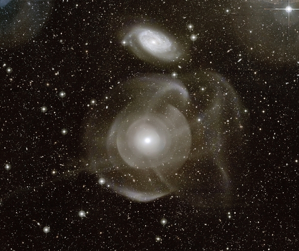Galaxy NGC  Shells and Star Streams 