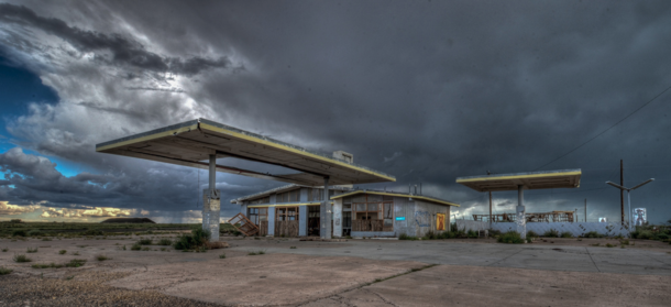 Gas Station in Two Guns AZ 