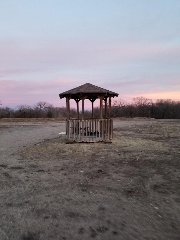 Gazebo in the middle of nowhere