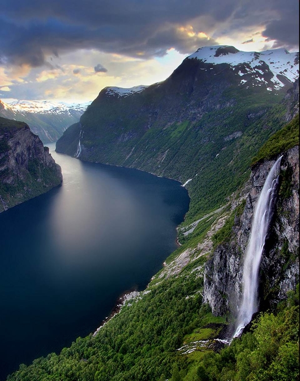 Geiranger Fjord Norway  by Ola Moen