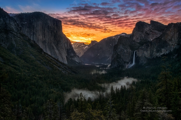 Getting up early to see Yosemite National Park can be worth the effort There is a quiet where the only sound is the thunderous waterfalls off in the distance And then the glow begins and the stars fade signaling a new day  Photo by Darvin Atkeson