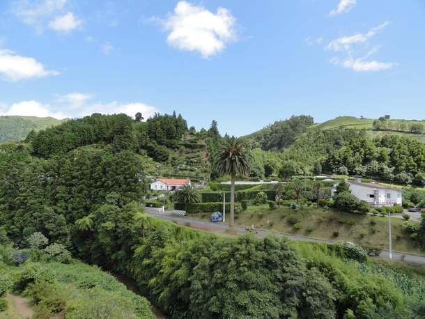 Geyser-village of Furnas Sao Miguel Island Azores 