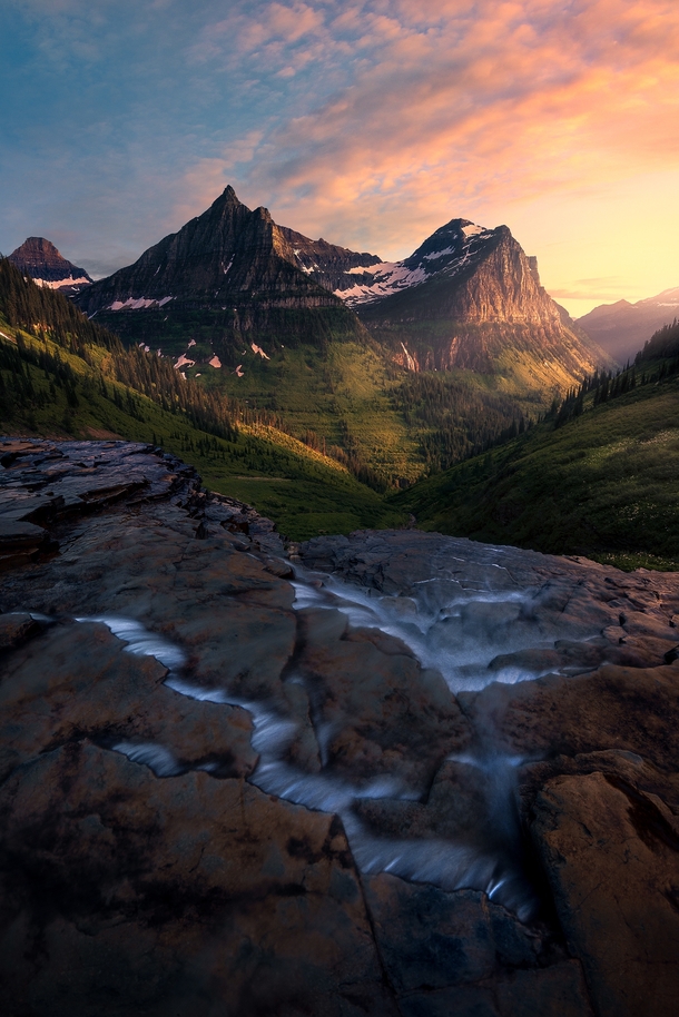 Glacier National Park is basically cheating as a photographer Every view is gorgeous OC  ross_schram