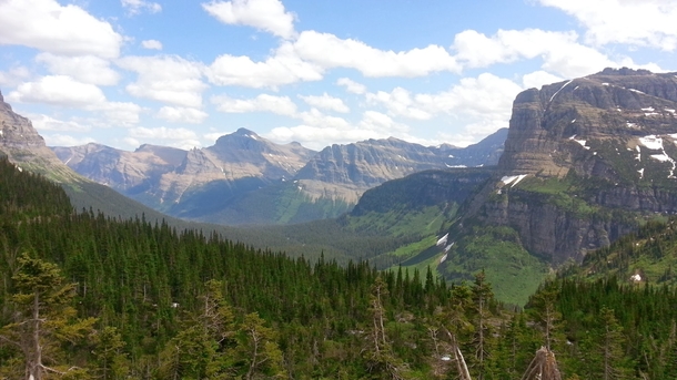 Glacier National Park just before Logan Pass One of my favorite stops on the way to Alberta from Montana 