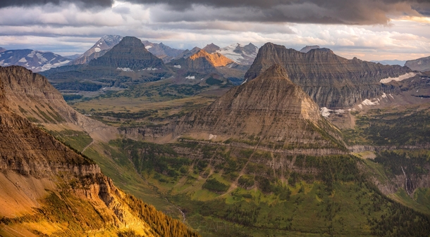 Glacier National ParkMontana from Mount Gould 