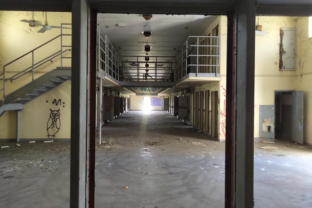 Glades Correctional Institution is a massive abandoned prison with many of the ancillary buildings still as they were the day it closed including books still on library
