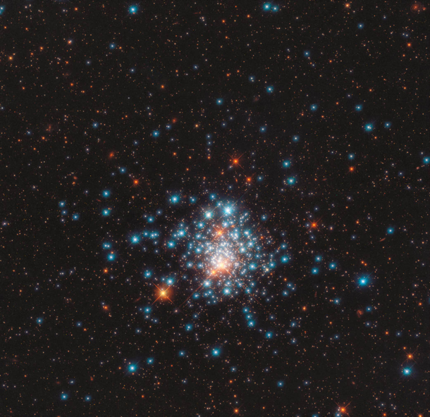 Globular Cluster NGC  This tight grouping of thousands of stars is located near the edge of the Large Magellanic Cloud  Image credit ESAHubble amp NASA J Kalirai
