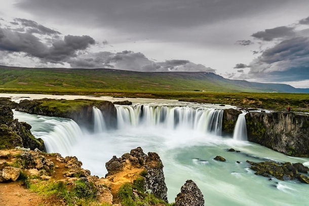 Godafoss waterfall Northern Iceland 