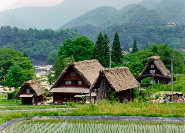 Gokayama Village city of Nanto in Toyama Prefecture Japan