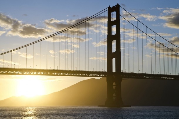 Golden Gate backlit 