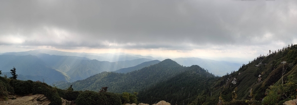 Gorgeous view at Mt Le Conte Smoky Mountains TN - 
