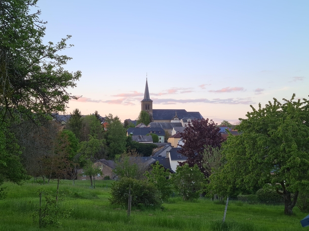 Gostingen Luxembourg at sunset 