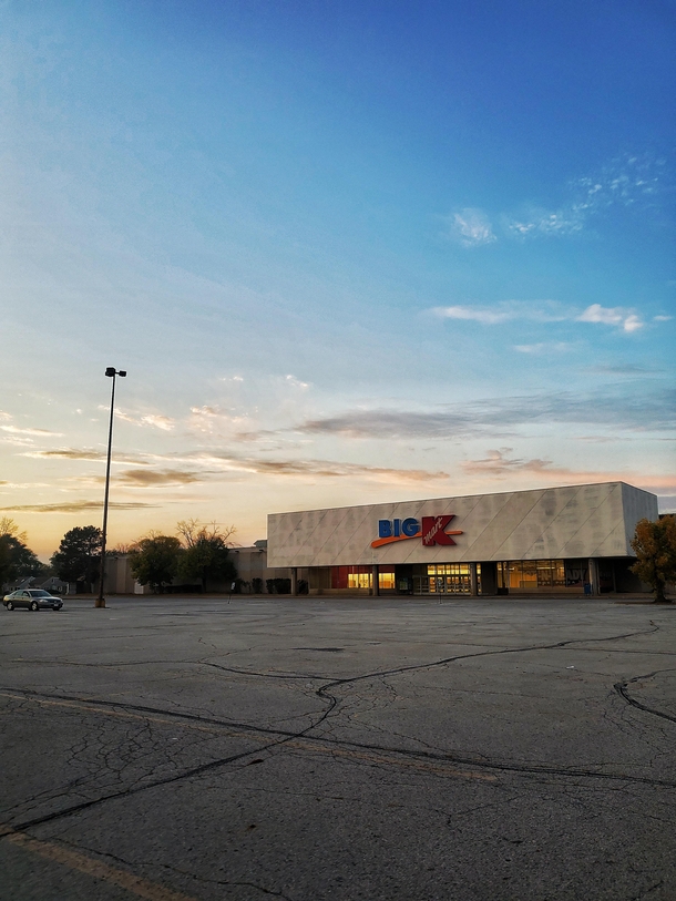 Got this beautiful shot of my childhood K-Mart now that its closed Not sure what the plans for the property are but I just had to go out of my way to visit it just one more time So glad I got there in time