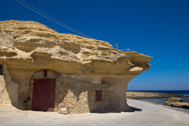 Gozo Malta Rock Dwelling