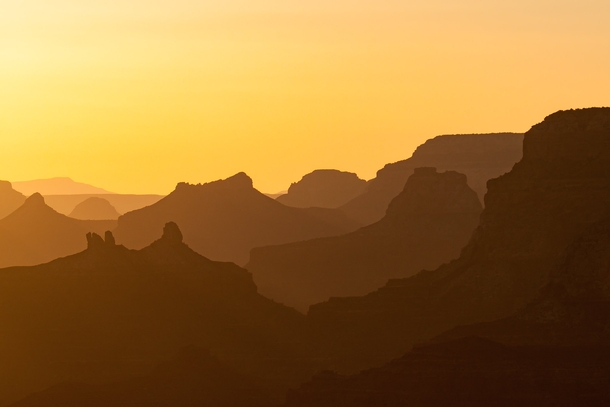 Grand canyon at sunset 
