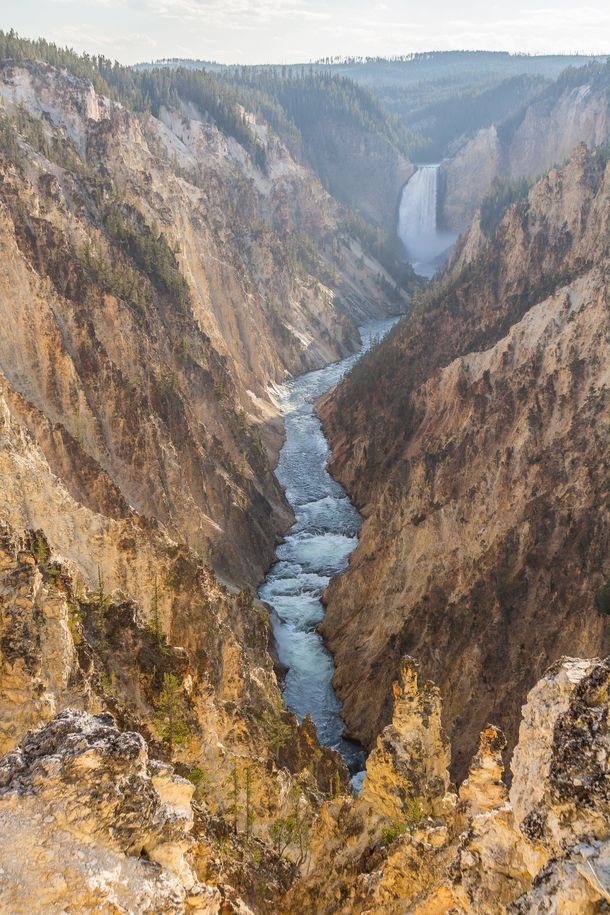 Grand Canyon of the Yellowstone National Park Wyoming 