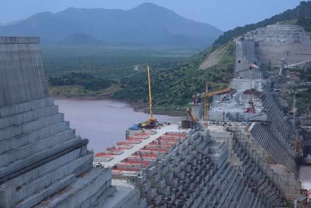Grand Ethiopian Renaissance Dam under construction