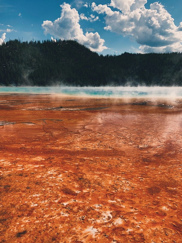 Grand Prismatic in Yellowstone National Park 