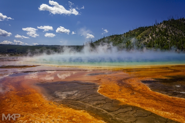 Grand Prismatic Spring Yellowstone WY 