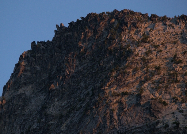 Granite Textures at Sunset after a long hike into the Trinity Alps of CA  seanaimages
