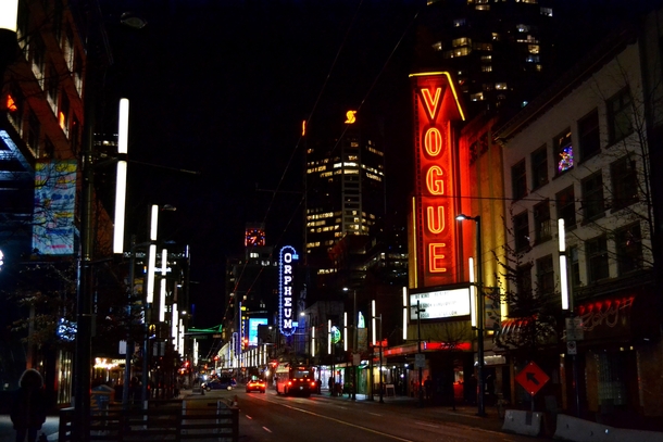 Granville Street Vancouver BC 