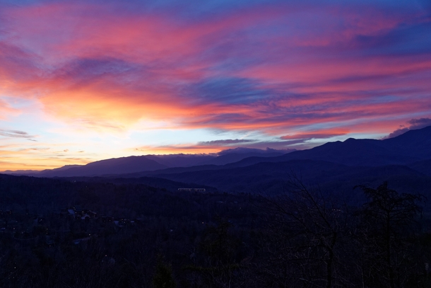 Great Smoky Mountain sunrise I took last week 
