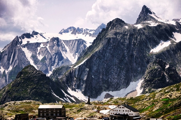 Great St Bernard Pass Valais Switzerland 