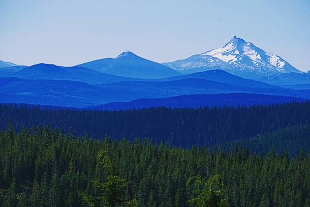 Great Things Are Done When Men and Mountains Meet Mount Jefferson Oregon USA 