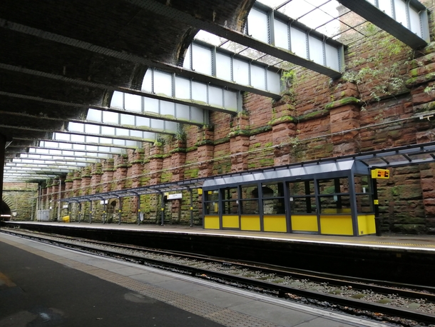 Green Lane Railway Station built  Tranmere Merseyside UK
