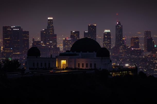 Griffith Observatory and the Los Angeles Skyline 