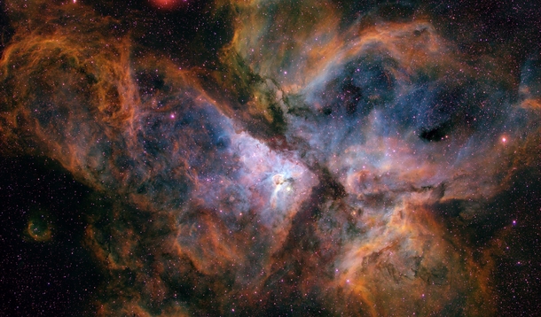 Ground-based view of the Carina Nebula 