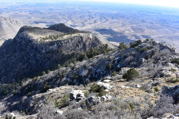 Guadalupe Mountains in West Texas 