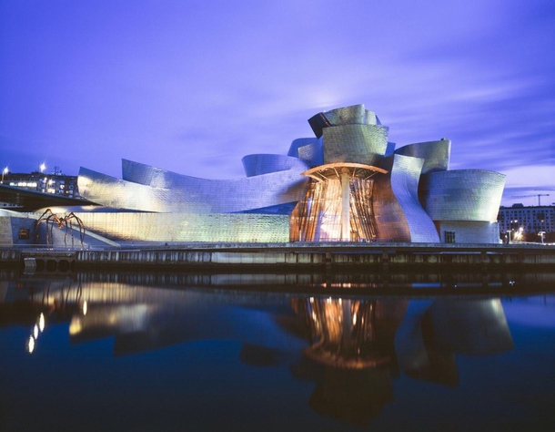 Guggenheim Museum in Bilbao Spain x
