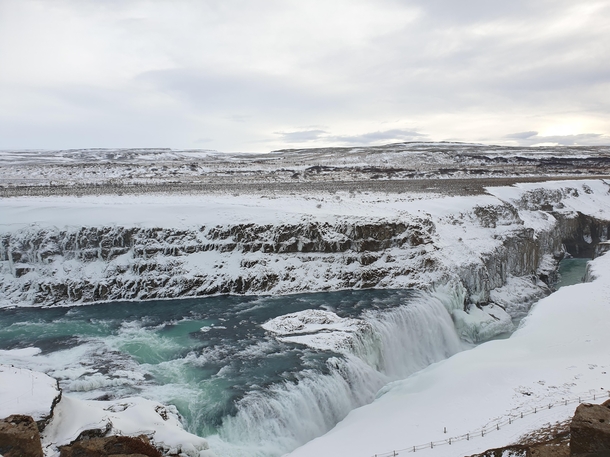 Gullfoss Falls Iceland February  x 