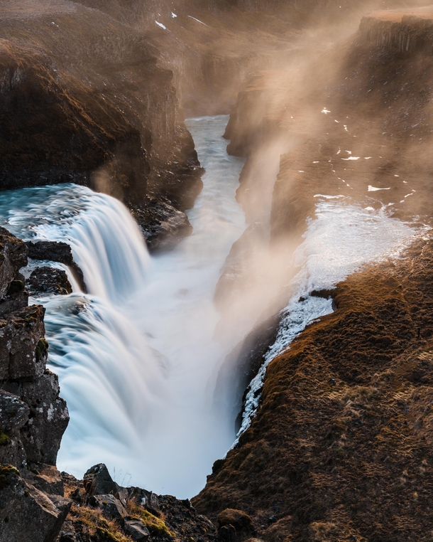 Gullfoss Golden Falls in Iceland  IG seanhew